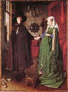 Jan Van Eyck The couple Arnolfinis brollop Spain oil painting artist